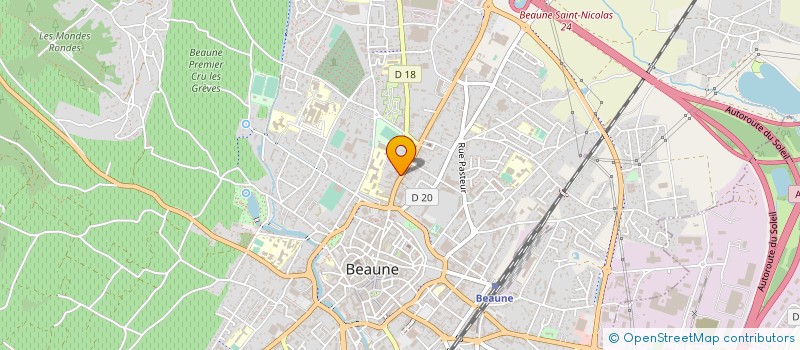 localisation de l'entreprise MADAME MONIQUE BRULEY à BEAUNE