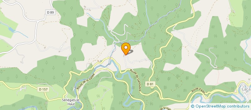 localisation de l'entreprise MADAME MONIQUE BRUS  LACAZE