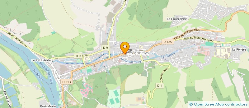 localisation de l'entreprise MADAME MONIQUE BUNY à LES ANDELYS