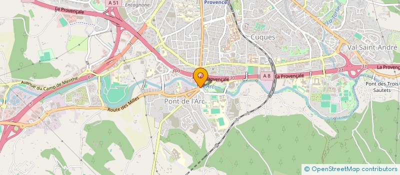 localisation de l'entreprise MADAME MONIQUE BURGEAT à AIX-EN-PROVENCE