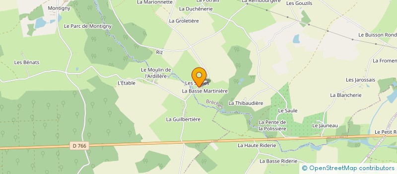 localisation de l'entreprise MADAME MONIQUE BURON à BRECHES