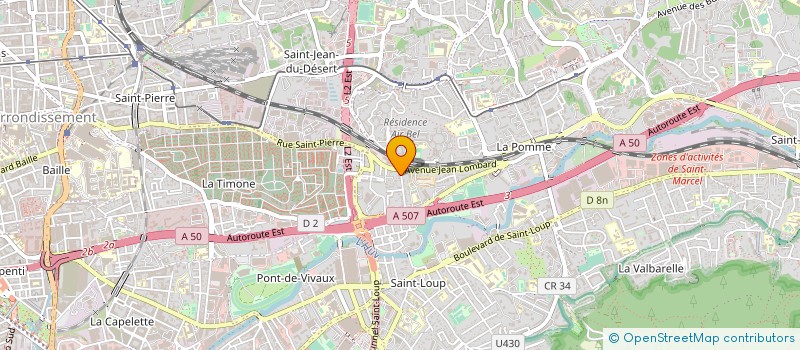 localisation de l'entreprise MADAME MONIQUE BUZIER à MARSEILLE