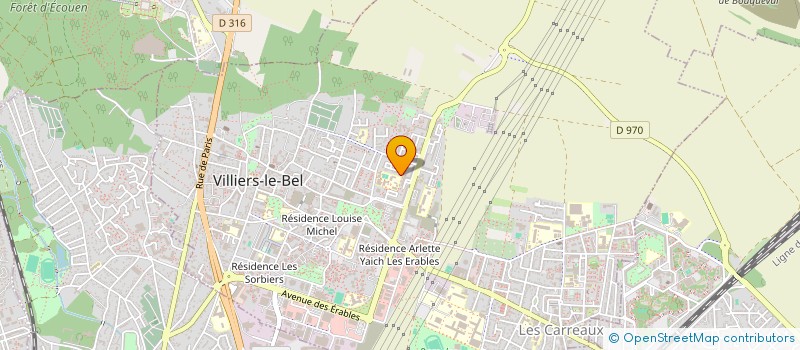localisation de l'entreprise MADAME MONIQUE CABASSO à VILLIERS-LE-BEL