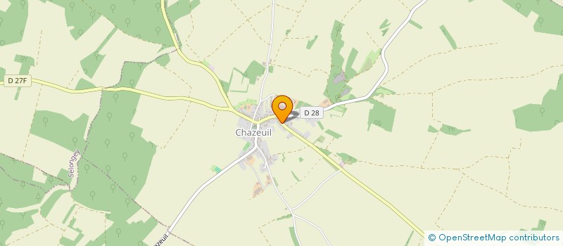 localisation de l'entreprise MADAME MONIQUE CADET  CHAZEUIL