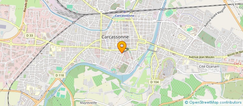 localisation de l'entreprise MADAME MONIQUE CAMBRA à CARCASSONNE