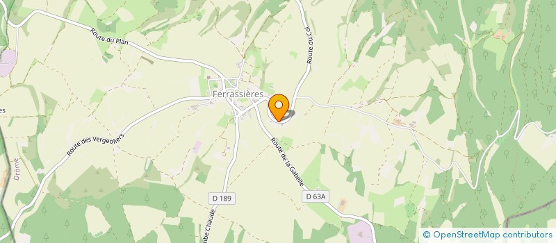 localisation de l'entreprise MADAME MONIQUE CANARELLI  FERRASSIERES