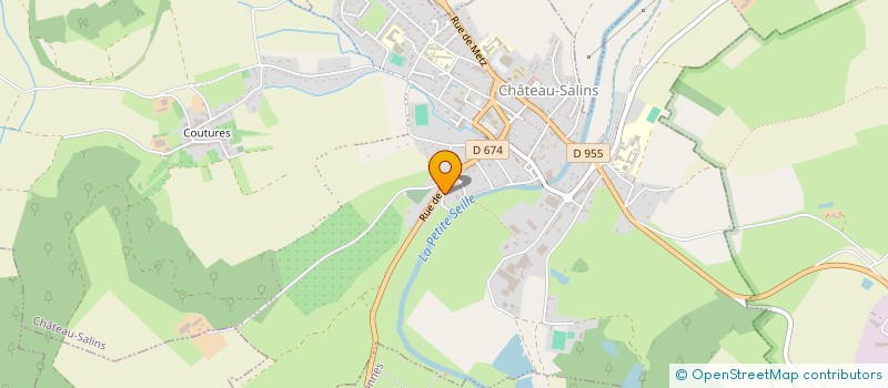 localisation de l'entreprise MADAME MONIQUE CAPET  CHATEAU-SALINS