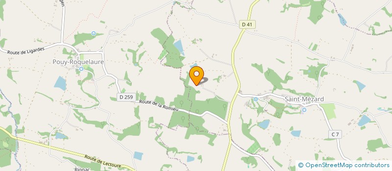 localisation de l'entreprise MADAME MONIQUE CAPOT  SAINT-MEZARD