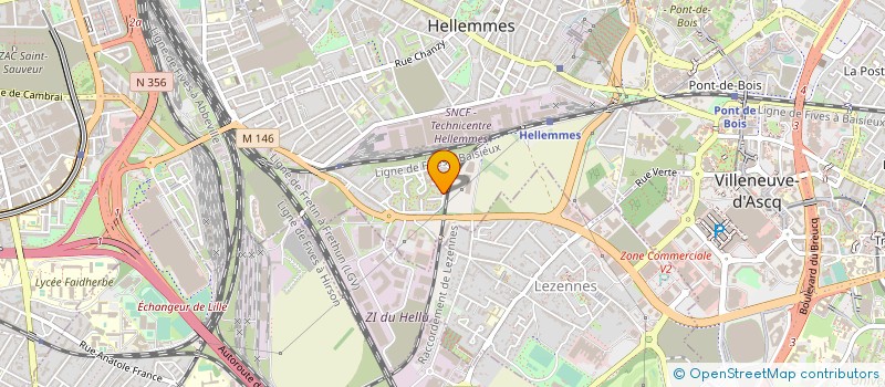 localisation de l'entreprise MADAME MONIQUE CAQUIERE à LILLE
