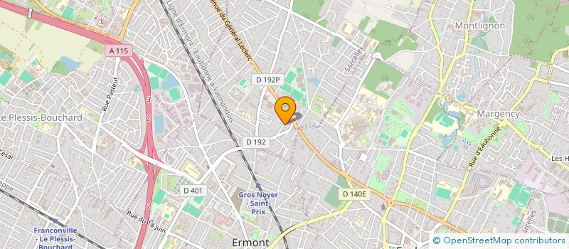 localisation de l'entreprise MADAME MONIQUE CARETTI à SAINT-PRIX