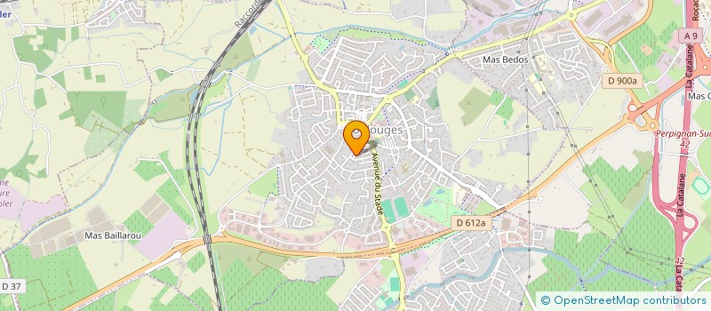 localisation de l'entreprise MADAME MONIQUE CARMONA  TOULOUGES