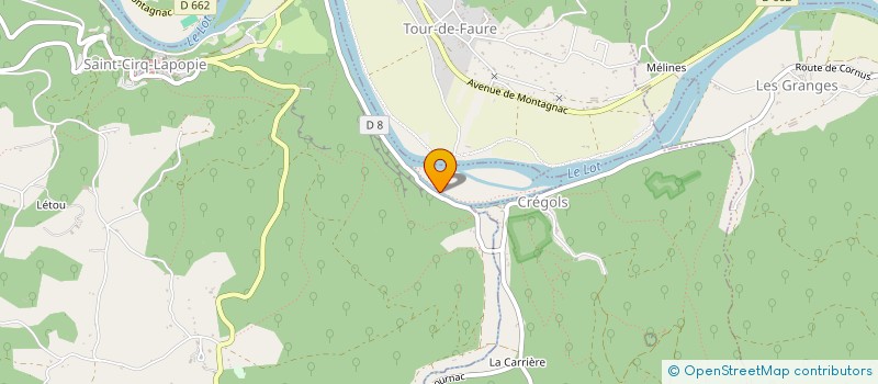 localisation de l'entreprise MADAME MONIQUE CARNAJAC  CENEVIERES