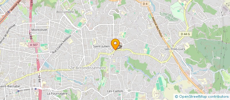 localisation de l'entreprise MADAME MONIQUE CASSAR  MARSEILLE