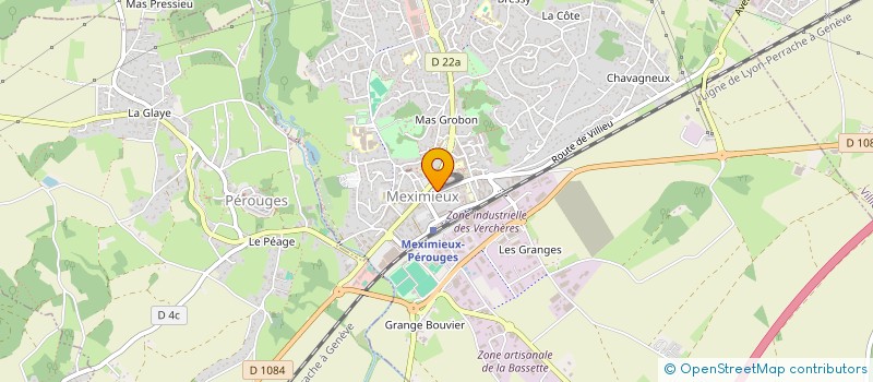 localisation de l'entreprise MADAME MONIQUE CASTAGNET à MEXIMIEUX