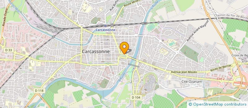 localisation de l'entreprise MADAME MONIQUE CATALA à CARCASSONNE