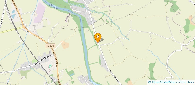 localisation de l'entreprise MADAME MONIQUE CAZALBOU  AUTERIVE