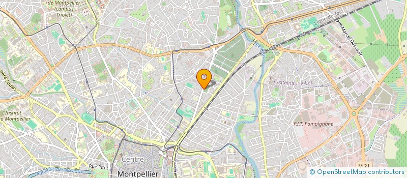 localisation de l'entreprise MADAME MONIQUE CEDAT à MONTPELLIER