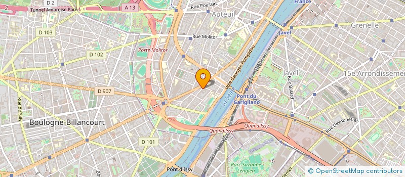 localisation de l'entreprise MADAME MONIQUE CETTE à PARIS