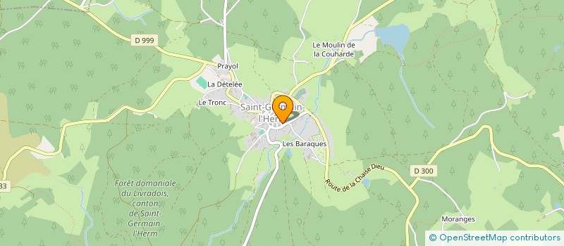 localisation de l'entreprise MADAME MONIQUE CHALLET  FAYET-RONAYE