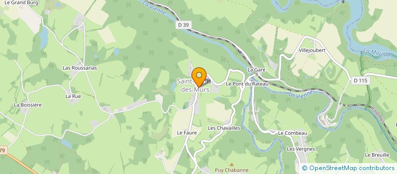 localisation de l'entreprise MADAME MONIQUE CHAMINAUD  SAUVIAT-SUR-VIGE