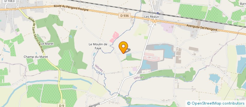 localisation de l'entreprise MADAME MONIQUE CHAMPARNAUD à VELINES