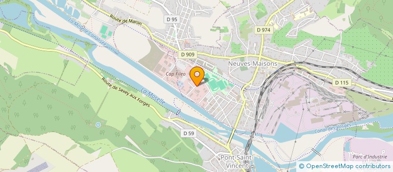 localisation de l'entreprise MADAME MONIQUE CHAMPION  NEUVES-MAISONS