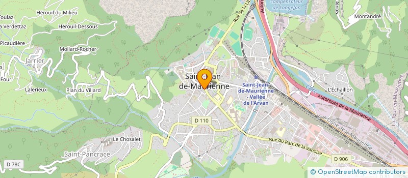 localisation de l'entreprise MADAME MONIQUE CHAMPION à SAINT-JEAN-DE-MAURIENNE