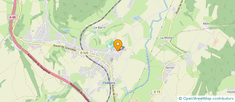 localisation de l'entreprise MADAME MONIQUE CHAMPON  LE GRAND-LEMPS