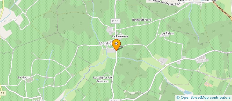 localisation de l'entreprise MADAME MONIQUE CHANCOGNE  COURPIAC