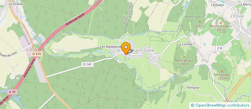 localisation de l'entreprise MADAME MONIQUE CHANOIS  SAINT-DIDIER