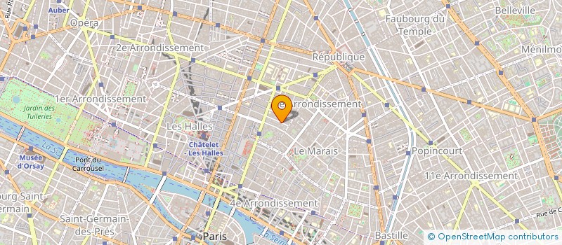 localisation de l'entreprise MADAME MONIQUE CHANUT  PARIS