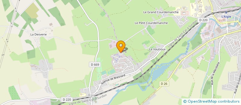 localisation de l'entreprise MADAME MONIQUE CHAPET à RAI