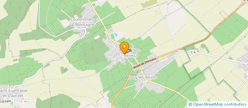 localisation de l'entreprise MADAME MONIQUE CHARBONNIER  PARGNY-LES-REIMS