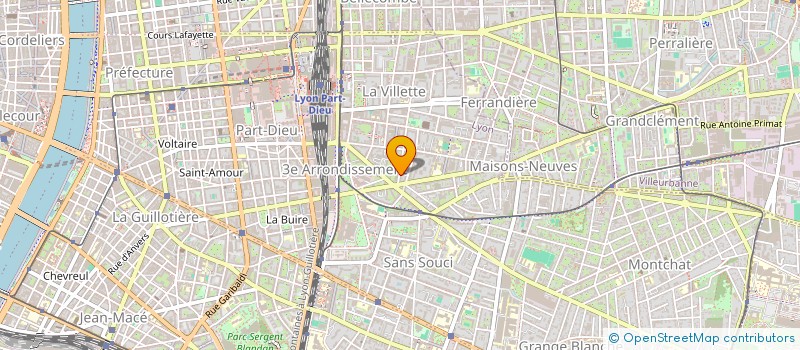 localisation de l'entreprise MADAME MONIQUE CHARLIER  LYON