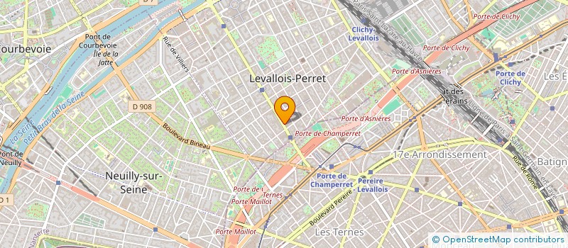 localisation de l'entreprise MADAME MONIQUE CHARMON à LEVALLOIS-PERRET