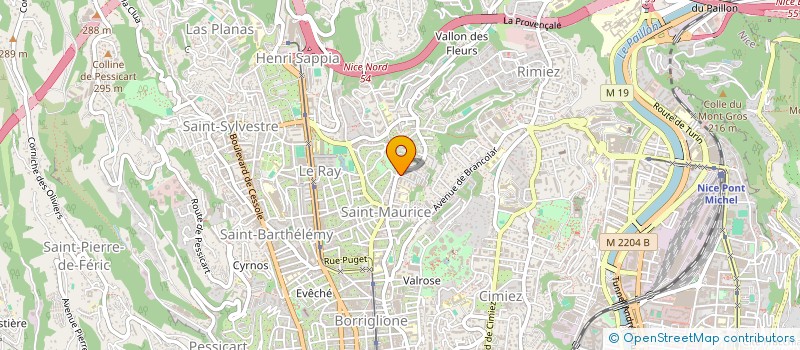 localisation de l'entreprise MADAME MONIQUE CHARVET  NICE
