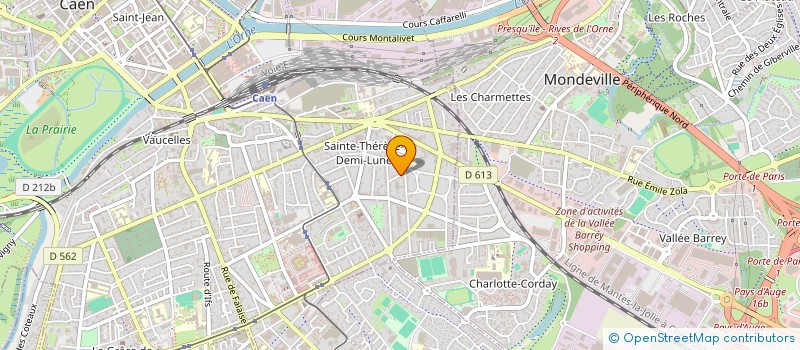 localisation de l'entreprise MADAME MONIQUE CHAUSSIS à CAEN