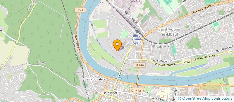 localisation de l'entreprise MADAME MONIQUE CHEVALIER  SAINT-AUBIN-LES-ELBEUF