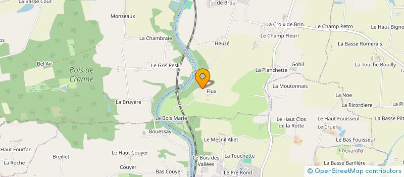 localisation de l'entreprise MADAME MONIQUE CHEVRIER  SAINT-MEDARD-SUR-ILLE