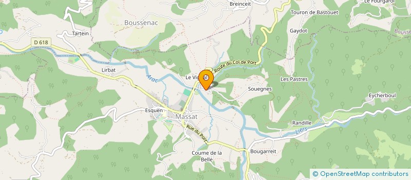 localisation de l'entreprise MADAME MONIQUE CHIFFOLEAU à BOUSSENAC