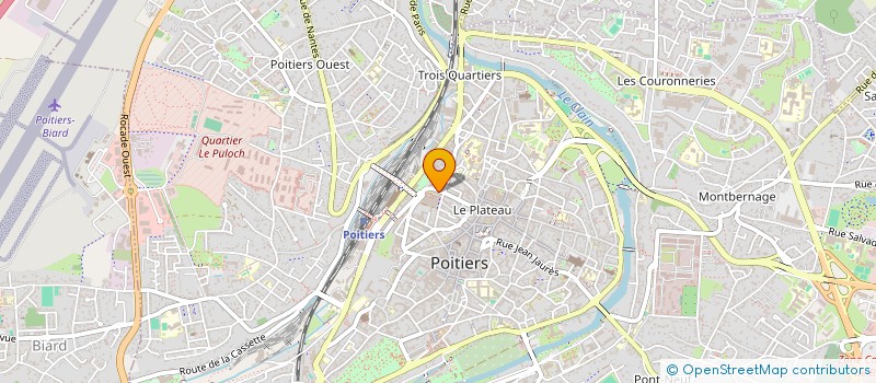 localisation de l'entreprise MADAME MONIQUE CHOLET à POITIERS