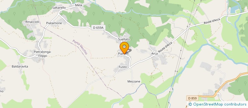 localisation de l'entreprise MADAME MONIQUE CHOUETTE à PORTO-VECCHIO