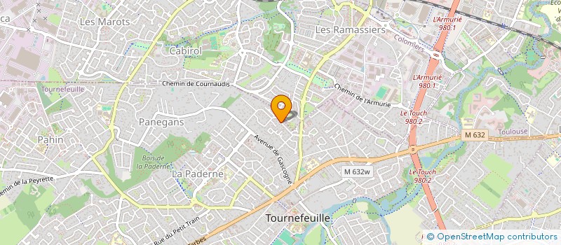 localisation de l'entreprise MADAME MONIQUE CHOURREAU à TOURNEFEUILLE