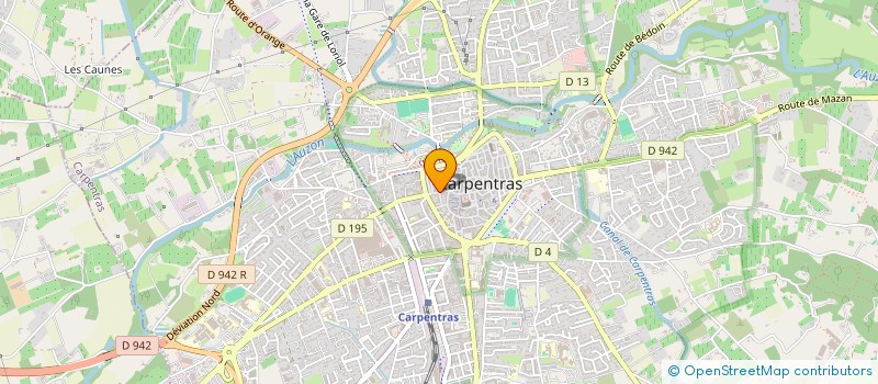 localisation de l'entreprise MADAME MONIQUE CICLET  CARPENTRAS