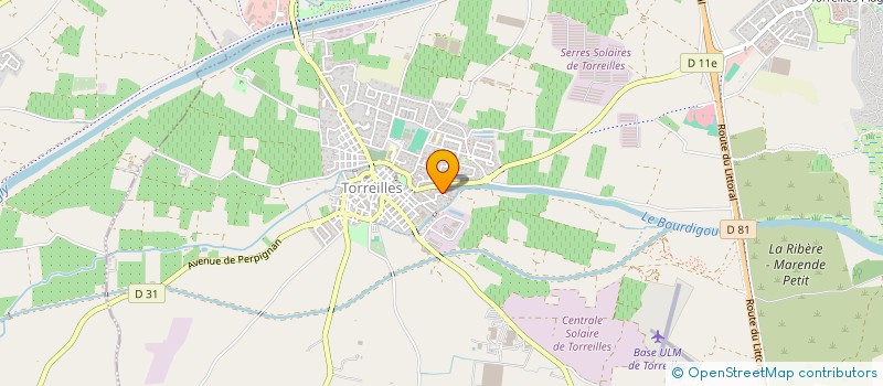 localisation de l'entreprise MADAME MONIQUE CILIA  TORREILLES