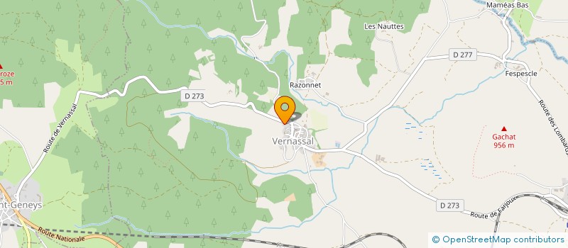 localisation de l'entreprise MADAME MONIQUE CLAIRACQ  LA CHAPELLE BERTIN