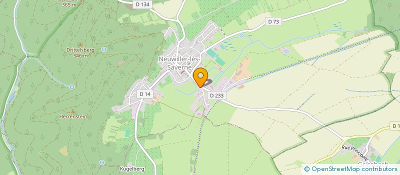 localisation de l'entreprise MADAME MONIQUE CLAUSS  NEUWILLER-LES-SAVERNE