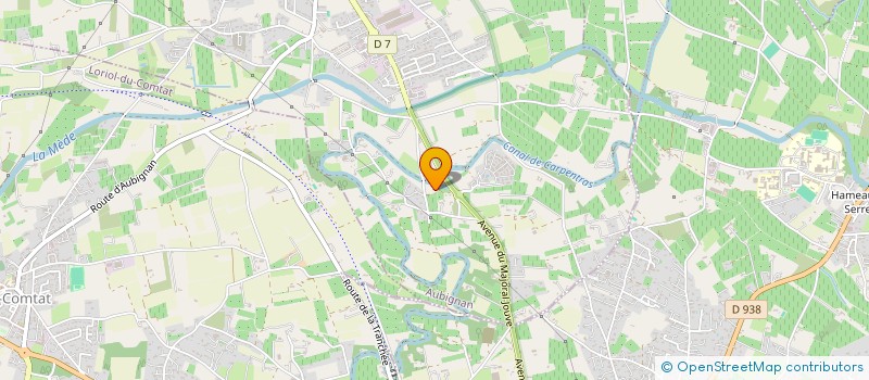 localisation de l'entreprise MADAME MONIQUE CLOLUS  AUBIGNAN