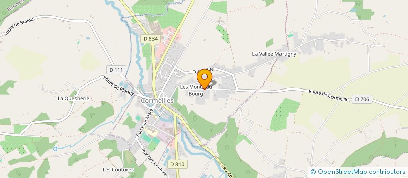 localisation de l'entreprise MADAME MONIQUE COESNON  MORAINVILLE-JOUVEAUX