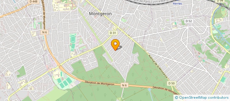 localisation de l'entreprise MADAME MONIQUE COGNET à MONTGERON